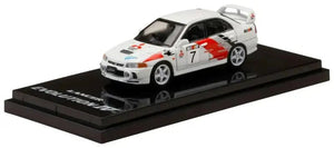 1/64 Hobby Japan Mitsubishi Lancer GSR Evo IV Gr.A Rally Scotia White