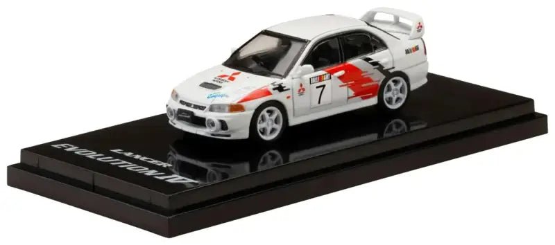 1/64 Hobby Japan Mitsubishi Lancer GSR Evo IV Gr.A Rally Scotia White
