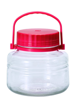 Adelia Plum Wine Bottle 2L Made In Japan 785 - Storage Container Fruit Wine Bottle Glass Bottle - YOYO JAPAN