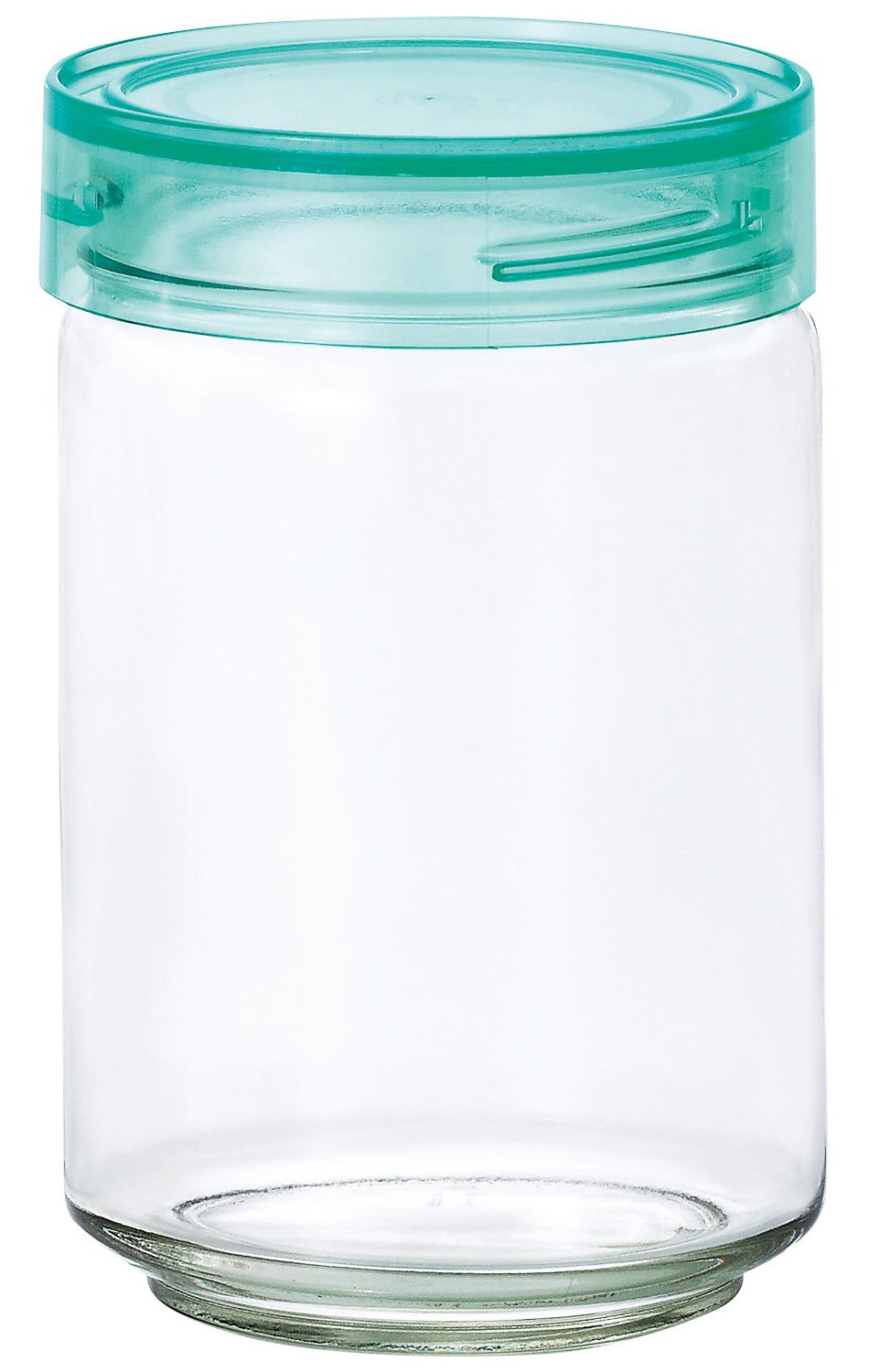 Aderia 1000Ml Green Cosmetic Glass Canister Airtight Container Made In Japan - Seasoning Jar Coffee Beans Storage M6634 - YOYO JAPAN