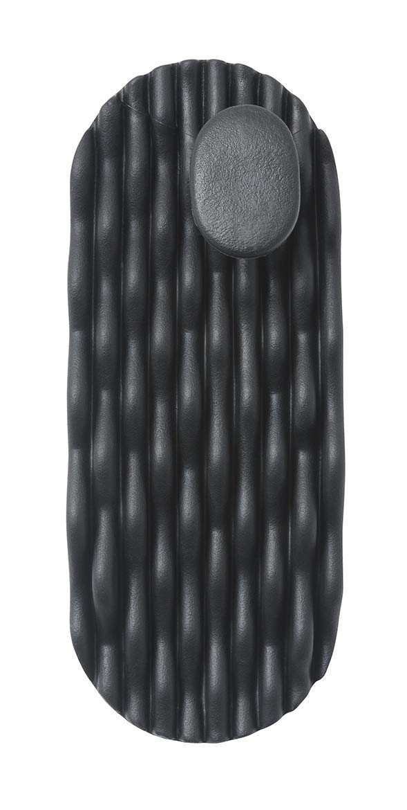 He Lived Akaishi Tsubo Fit Slippers Black - Japanese Made - YOYO JAPAN