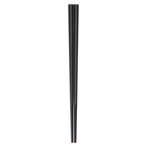 Akebono Japan Decagonal Non-Slip Noodle Chopsticks 22Cm Black - YOYO JAPAN