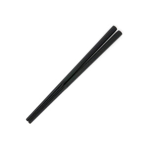 Akebono Japan Decagonal Non-Slip Noodle Chopsticks 22Cm Black - YOYO JAPAN