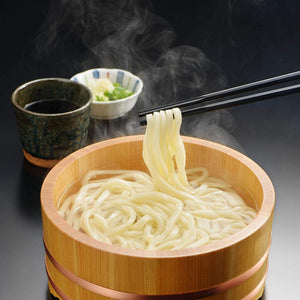 Akebono Decagonal Noodle Chopsticks Extra Thick Black - 23cm - YOYO JAPAN