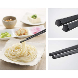 Akebono Japan Noodle Chopsticks Black 23Cm - YOYO JAPAN