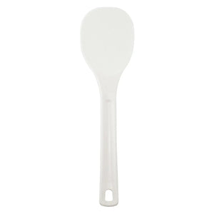 Akebono 30Cm White Polypropylene Rice Spatula - Made In Japan - YOYO JAPAN