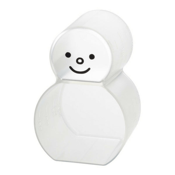 Akebono Snowman Double-Sided Rice Measuring Cup 0.5-Go & 1-Go - YOYO JAPAN