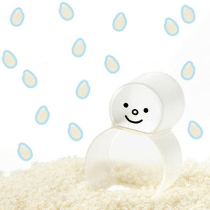 Akebono Snowman Double-Sided Rice Measuring Cup 0.5-Go & 1-Go - YOYO JAPAN