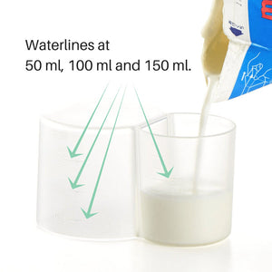 Akebono Snowman Double-Sided Rice Measuring Cup 0.5-Go & 1-Go - YOYO JAPAN