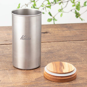 Kalita Coffee Canister Stainless Steel 200G Japan #44284 Outdoor - Amazon.Co.Jp Exclusive - YOYO JAPAN