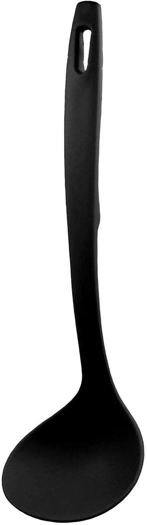 Nagao Tsubame Sanjo Kitchen Tool Set 6Pcs Japan - Spatula Ladle Tongs Chopsticks Rice - Amazon Exclusive Black Made In Japan - YOYO JAPAN