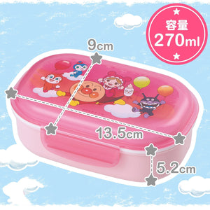 Lec Japan Anpanman Pink Lunch Box Bento Box W/ Fork (270Ml). - YOYO JAPAN