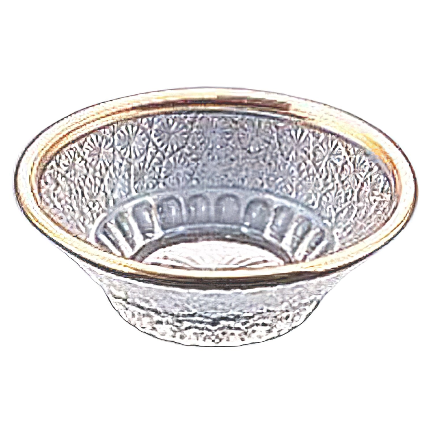 Aoyama Glass Small Bowl Kiku Gold - YOYO JAPAN