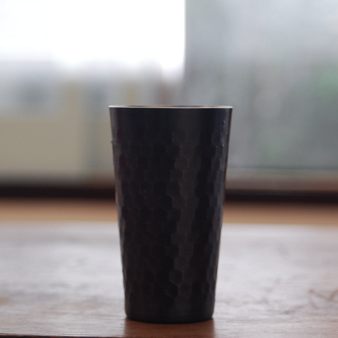 Asahi Copper Cooler Glass (Bronze Finish) 330ml - YOYO JAPAN