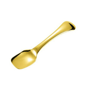 Asahi Copper Curved Ice Cream Spoon 11.4Cm Square Head - Gold - YOYO JAPAN