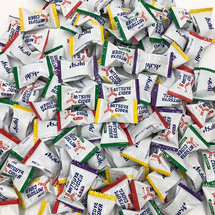 Asahi Mitsuya Cider Assorted Fruits Candy 112g - YOYO JAPAN