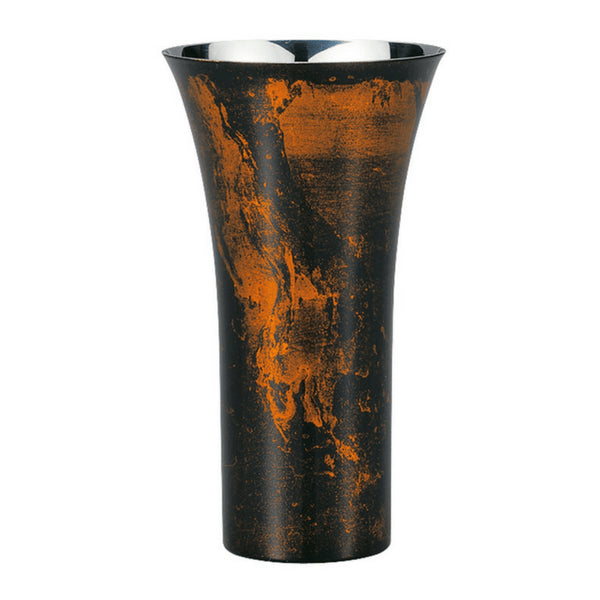 Asahi Japan Yamanaka Urushi Lacquered Steel Beer Glass 380Ml Black (Gift-Boxed) - YOYO JAPAN