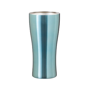 Atlas Ast-420Bl Thermal Insulated Stainless Steel Tumbler 420Ml Japan Lightweight Blue Vacuum Beer Highball - YOYO JAPAN