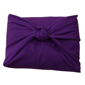 Awawa Furoshiki Japan Large Size 100Cm G: Purple Polyester Plain - YOYO JAPAN