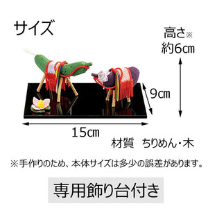 Hasegawa Buddhist Altar Bon Supplies Decor Japan: Crepe Cattle Horse Lotus Gifts Stylish Modern Mini Compact - YOYO JAPAN