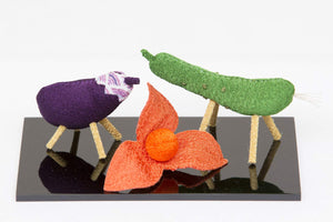 Hasegawa Bon Supplies Decor: Crepe Cattle & Horse Hozuki Japan Gifts Stylish Modern Mini Compact - YOYO JAPAN