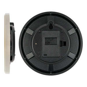 Casio Wall Clock Radio Wave White 26.8Cm Analog Stop At Night Japan Iq-1060J-7Jf - YOYO JAPAN