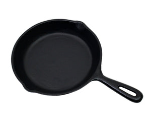 Asahi 20Cm A-206 Large Cast Iron Skillet Frying Pan Made In Japan - YOYO JAPAN