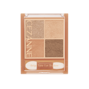 Cezanne Beige Tone Eyeshadow Four Color Eye Shadow Palette 4.3g - YOYO JAPAN