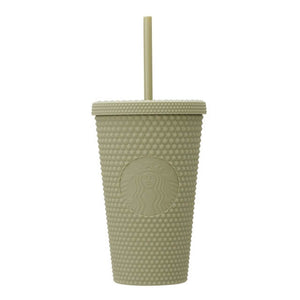 Cold Cup Tumbler Green Kaki Grande Studded 473ml - Japanese Starbucks - YOYO JAPAN