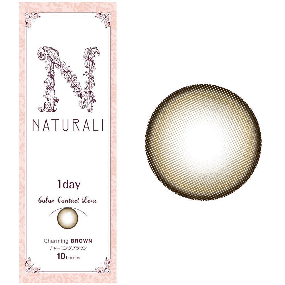 Naturali Color Contacts 1 Day Charming Brown 10 Pieces Dia14.2Pwr-1.75 Japan - YOYO JAPAN