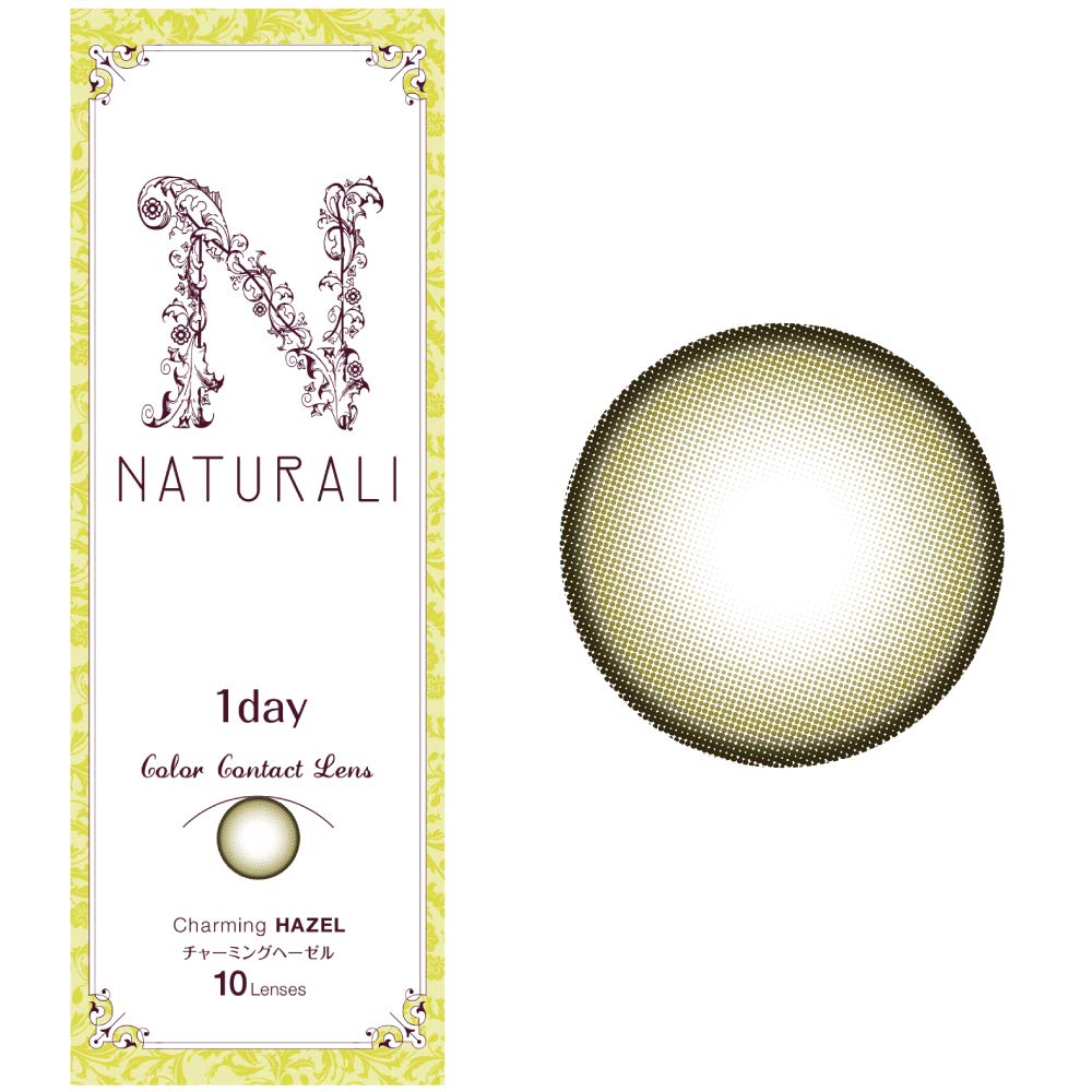 Naturali Color Contacts 1 Day Charming Hazel 10Pcs Dia14.2 Power 0.50 Japan - YOYO JAPAN