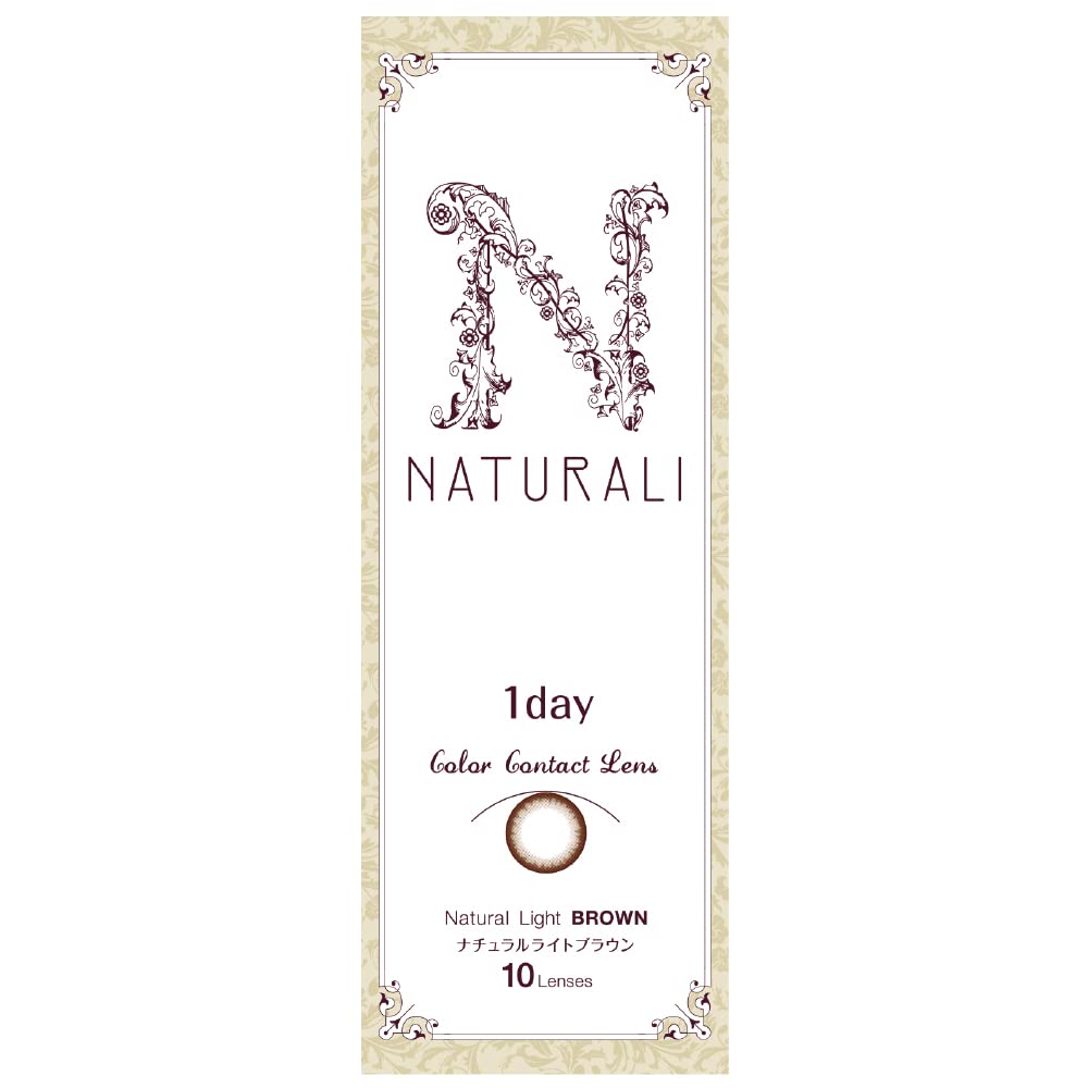 Naturali Color Contacts 1 Day Natural Light Brown 10 Pcs Dia 14.2 Pwr 2.00 Japan - YOYO JAPAN