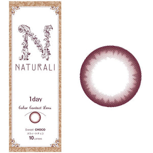 Naturali Color Contacts One Day Sweet Chocolate Japan 10 Pieces Dia14.2Pwr-1.75 - YOYO JAPAN
