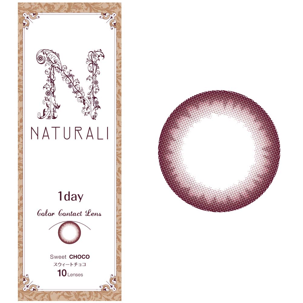 Naturali Color Contacts One Day Sweet Chocolate Japan 10 Pieces Dia14.2Pwr-1.75 - YOYO JAPAN
