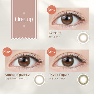 Topaz Japan Color Contacts Topards Sashihara Sassy One Day 10 Pieces Strawberry Quartz -6.00 Degree - YOYO JAPAN