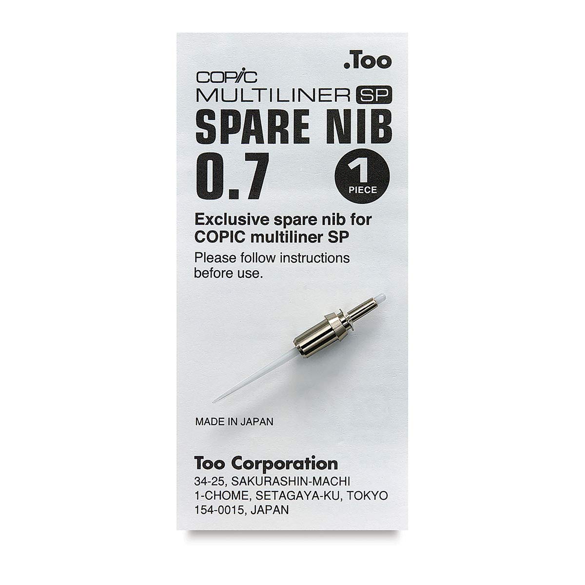Copic Replacement Nib 0.7mm - 1 Pack Fine Tip for Marker Pens - YOYO JAPAN