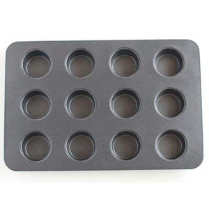 Cotta Japan Original Muffin Mold 12Pcs Gray 30X20X2.5Cm 85666 - YOYO JAPAN