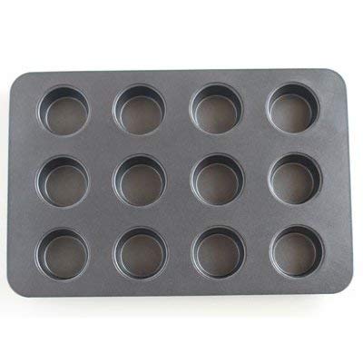Cotta Japan Original Muffin Mold 12Pcs Gray 30X20X2.5Cm 85666 - YOYO JAPAN