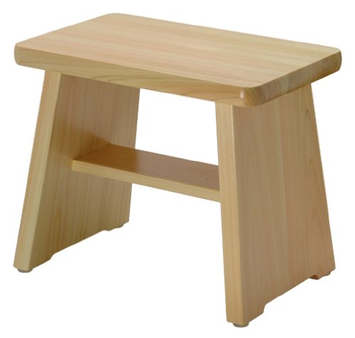 Daiwa Industry Japan Hinoki Wooden Bath Chair Deluxe 30Cm Mildew Resistant Water Repellent Id-30 - YOYO JAPAN