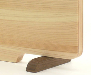 Daiwa Industry 36Cm Wooden Hinoki Chopping Board Stand Japan Dishwasher Safe Mildew Res - YOYO JAPAN