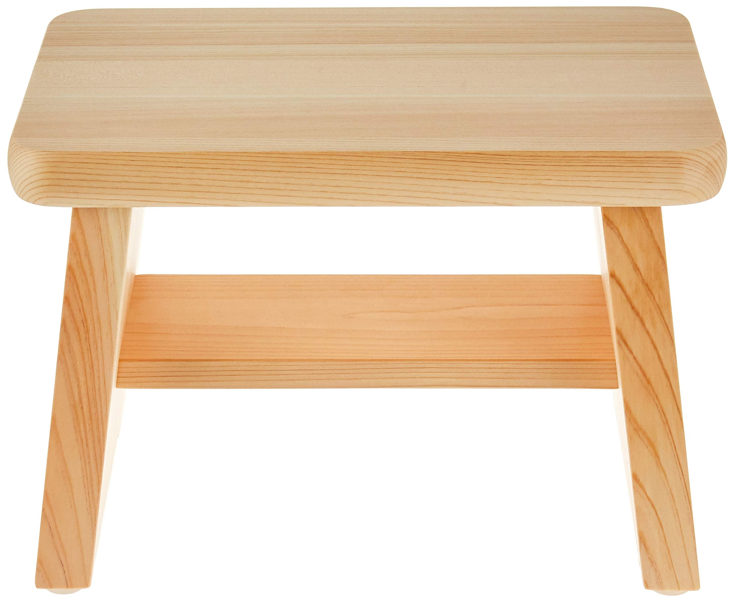 Daiwa Industry Wooden Hinoki Bath Chair Ir-21 Mildew Res. Japan Water Repellent 21Cm - YOYO JAPAN