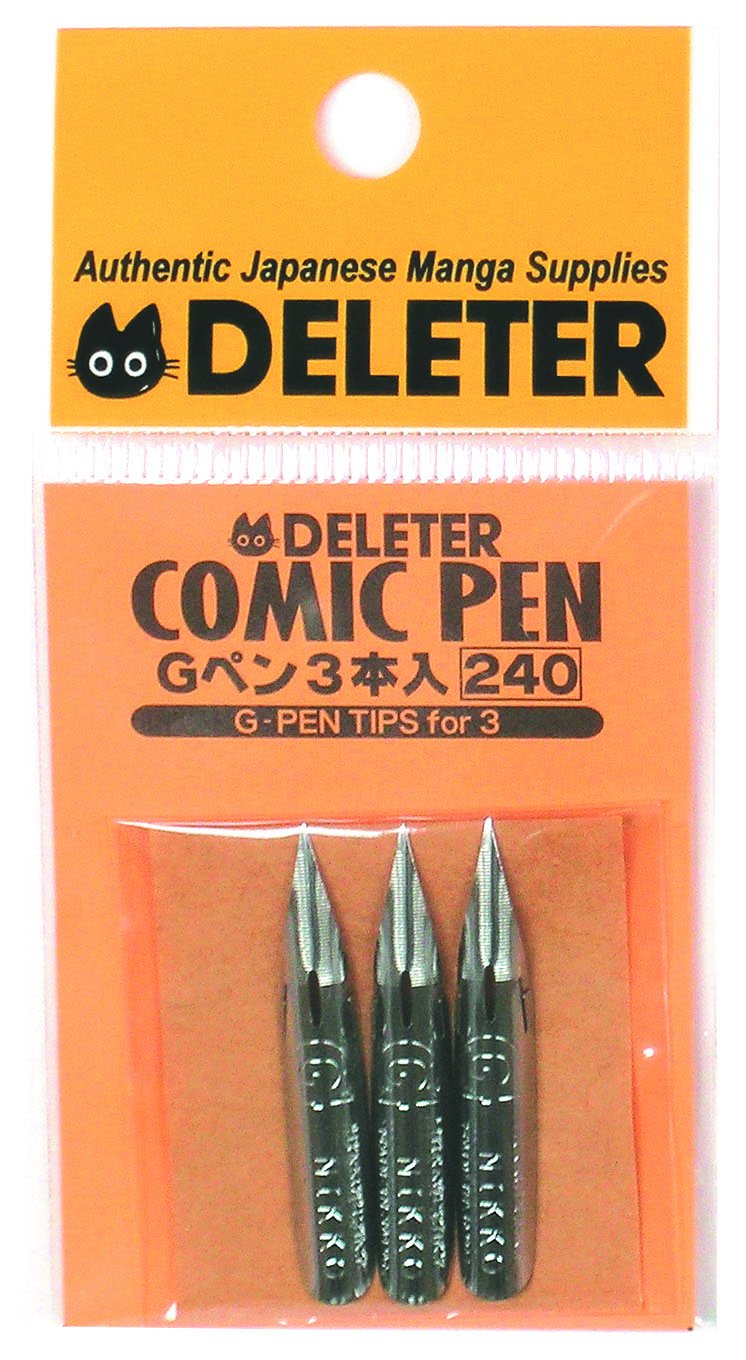 Deleter G Pen Pack of 3 10X5X0.3Cm Model 3411004 - YOYO JAPAN