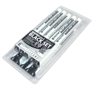 Deleter Neo Pico Line 3 Black Drawing Pens 10-Piece Set - YOYO JAPAN
