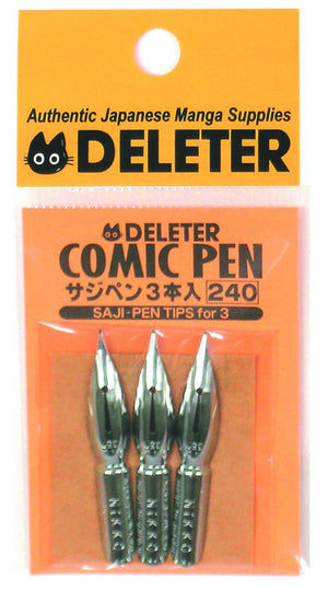 Deleter Sagipen 3 Pack High-Quality Manga Drawing Pens - YOYO JAPAN