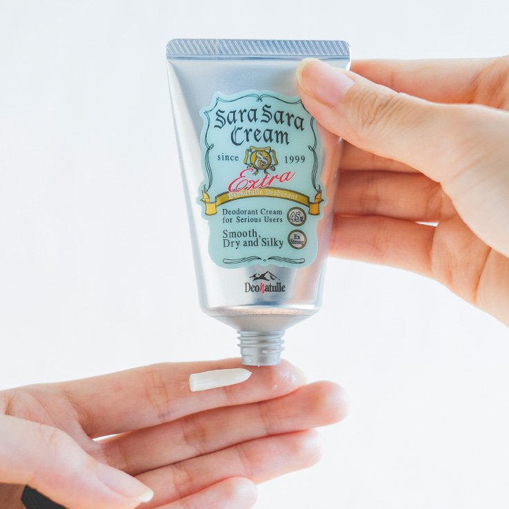 Deonatulle Sara Sara Unscented Underarm Deodorant Cream 45g - YOYO JAPAN