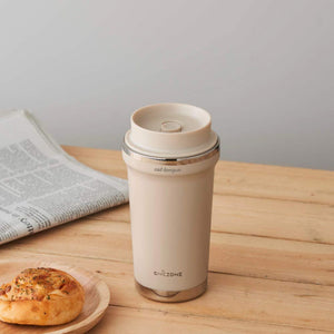 Doshisha Cat Tongue Senka Tumbler 320Ml Pink Beige - Japan Recommended - YOYO JAPAN