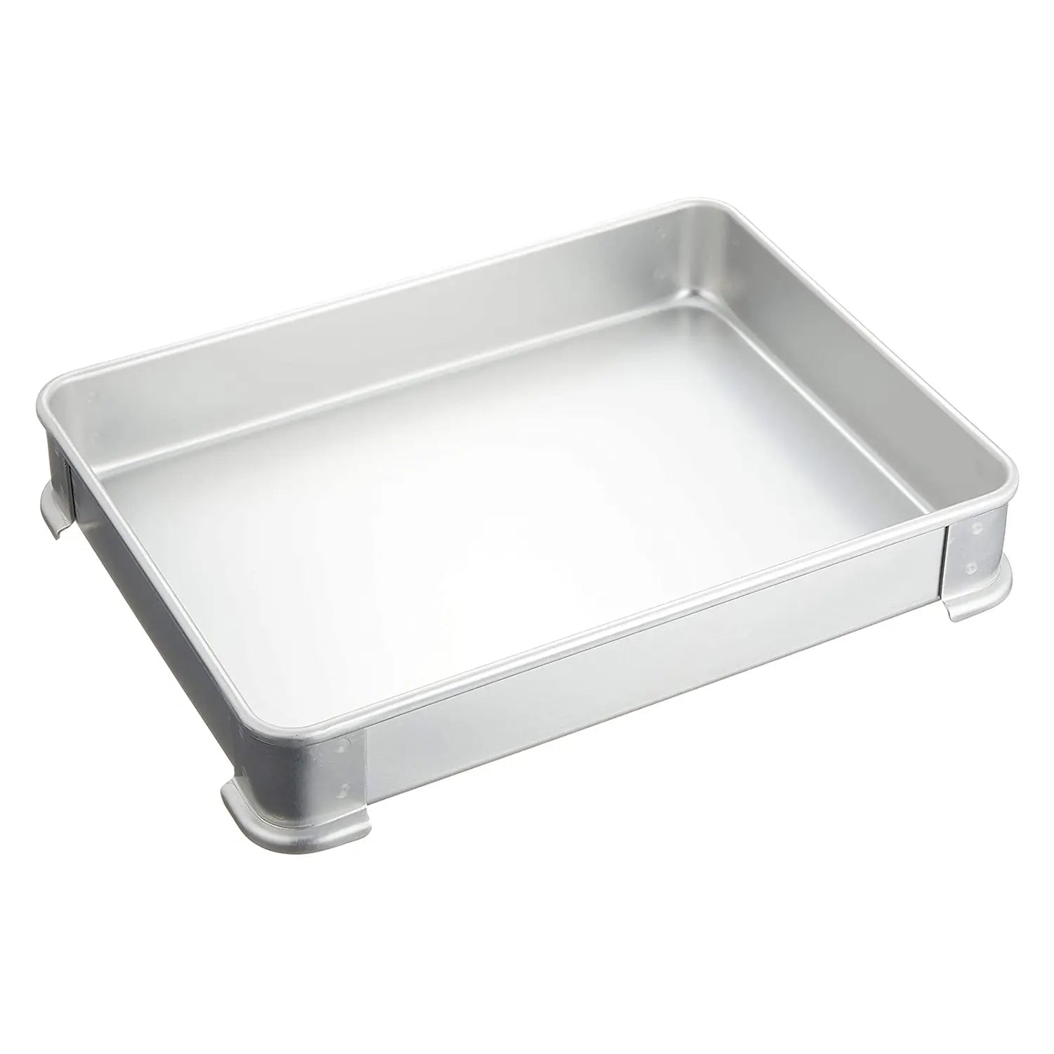 Ebm Anodized Aluminium Stackable Tray For Gyoza And Soba Noodles 300x220x50mm - Body - YOYO JAPAN