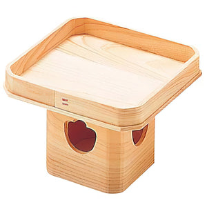 Ebm Hinoki Cypress Sanbou Offering Tray 15cm - YOYO JAPAN