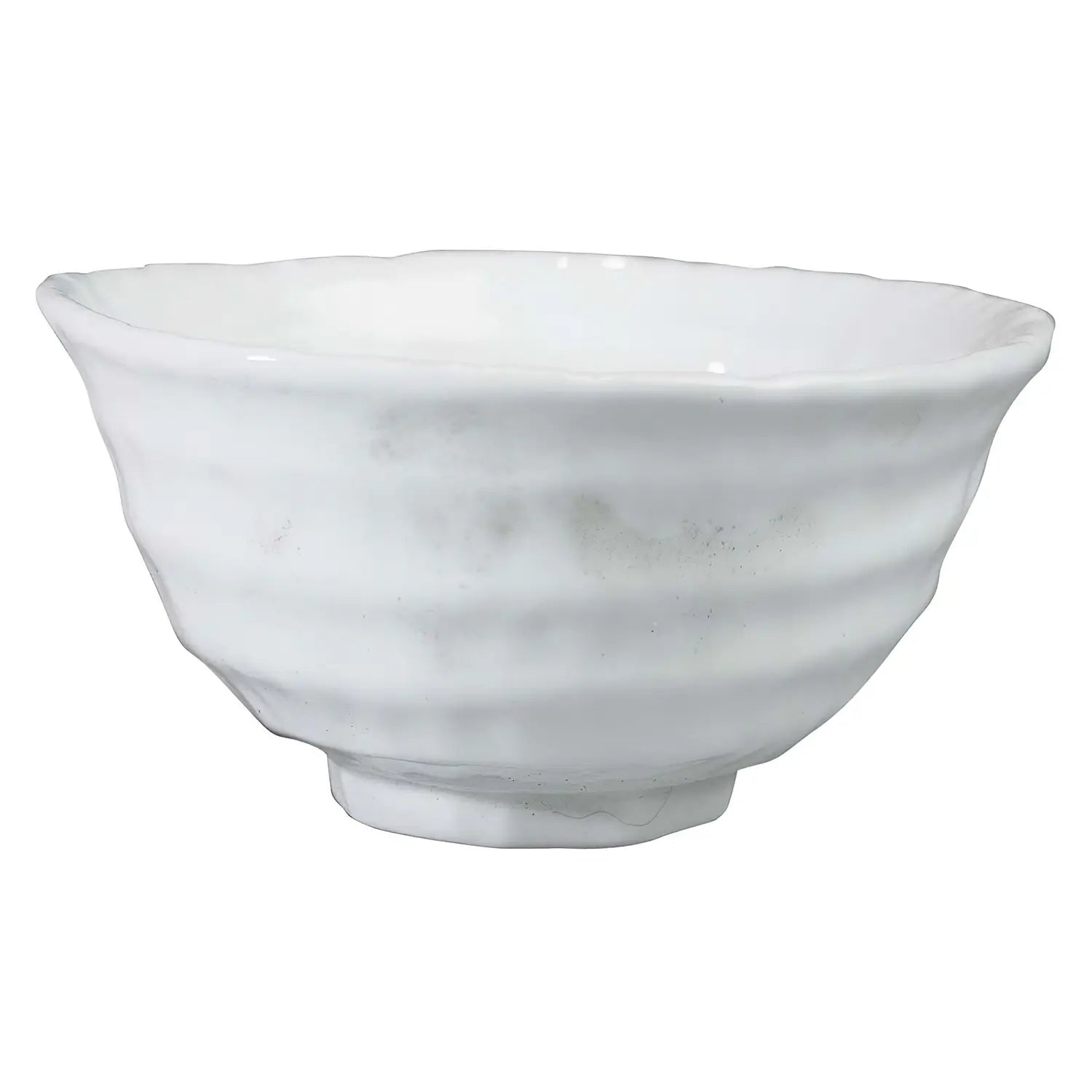 Ebm Porcelain Tempered Rice Bowl Rokubei 12Cm - YOYO JAPAN
