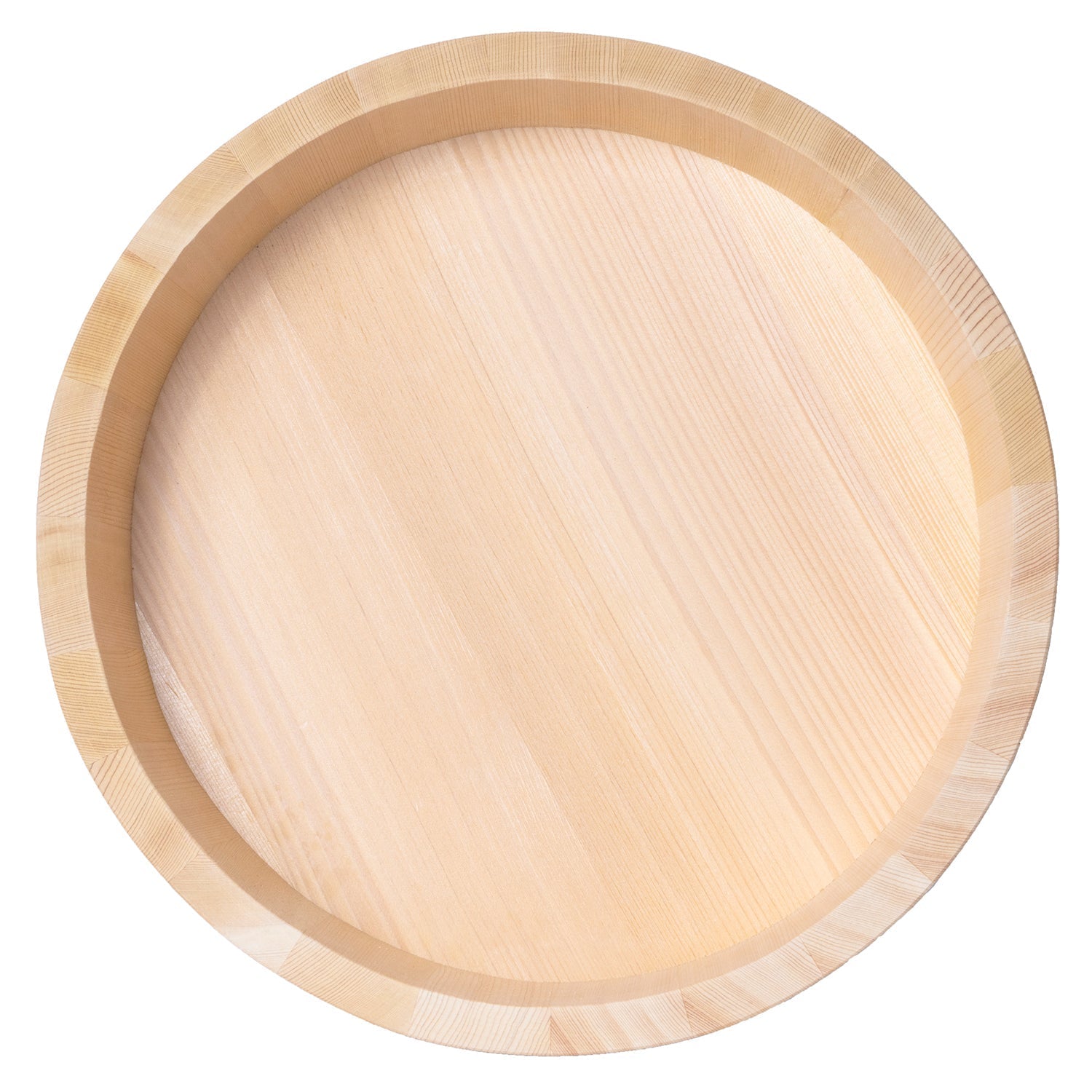 Ebm 24Cm Sawara Cypress Hangiri Wooden Sushi Rice Mixing Bowl From Japan - YOYO JAPAN